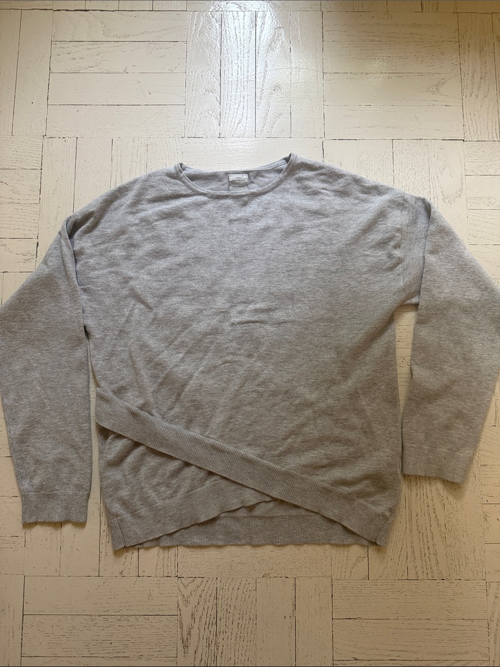 Light Gray Crewneck Women’s Sweater